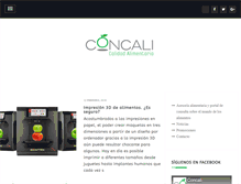 Tablet Screenshot of concali.es